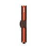 Peněženka Secrid Miniwallet Optical Brown Orange Side