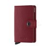 peněženka Secrid Miniwallet Veg Rosso Bordeaux Front