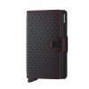 Peněženka Secrid Miniwallet Perforated Black Red Front