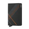 Peněženka Secrid Slimwallet Stitch Linea Orange Front