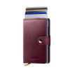 Secrid Premium Miniwallet Dusk Bordeaux Front Cards
