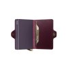 Secrid Premium Twinwallet Dusk Bordeaux Semi Open