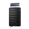 Secrid Premium Slimwallet Emboss Lines Black Front Cards