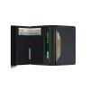 Secrid Premium Slimwallet Emboss Lines Black Open
