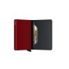 SECRID Slimwallet Matte Black & Red 4