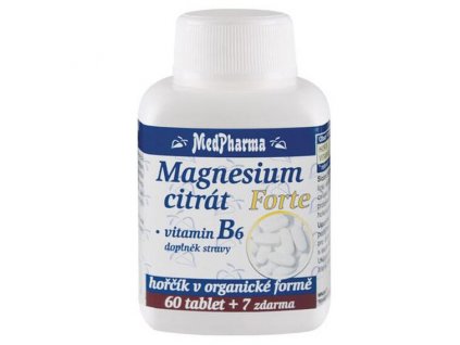MedPharma Magnesium citrát Forte + vitamin B6