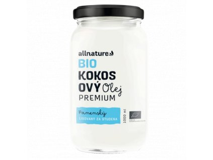 Allnature Kokosový olej panenský BIO
