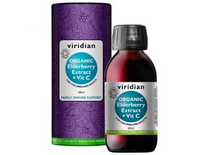 Viridian Elderberry Extract + Vitamin C Organic