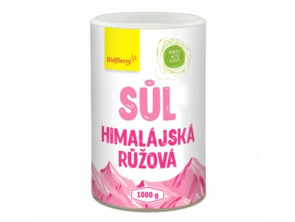 Wolfberry Himalájská sůl růžová jemná