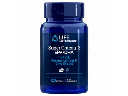 Life Extension Super Omega-3 EPA/DHA with Sesame Lignans & Olive Extract