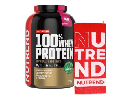 Nutrend 100% Whey Protein + ručník
