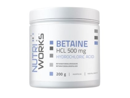 NutriWorks Betaine HCL 500mg