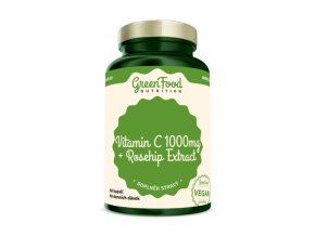 GreenFood Vitamin C 1000 + Extrakt ze šípků