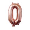 Nafukovací balónky 81cm ve tvaru čísel - Rose Gold (Číslo 9)