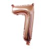 Nafukovací balónky 81cm ve tvaru čísel - Rose Gold (Číslo 9)