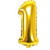 Nafukovací balónky 81cm ve tvaru čísel (Barva Zlatá, Číslo 0)