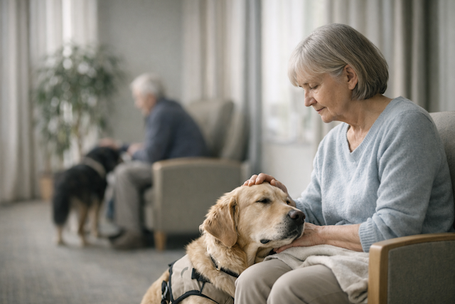 Canisterapie: psí terapeuti pomáhají seniorům v Česku už více než 30 let