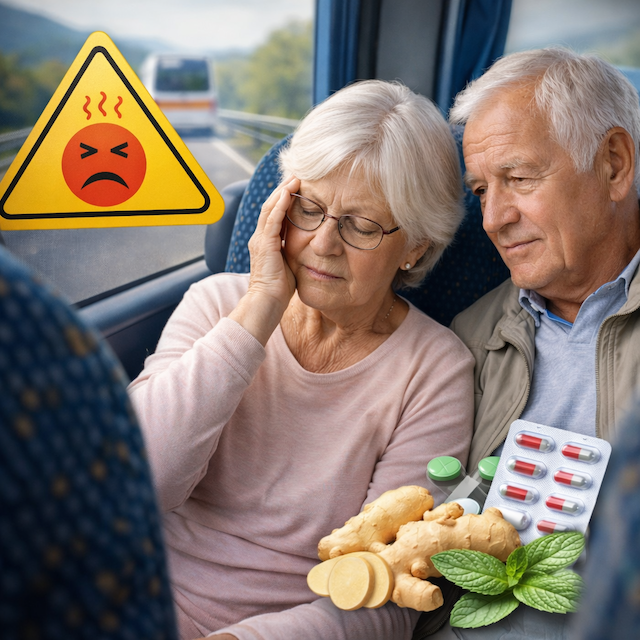 Jak se vyhnout nevolnosti při cestování