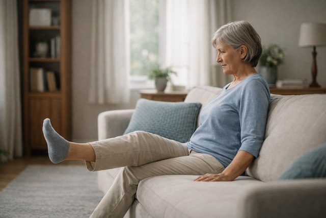Účinné cviky během dne: Jak snížit riziko pádu i bez cvičení navíc
