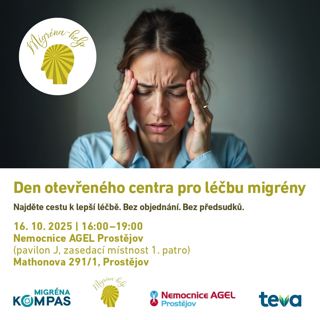 Začátek podzimu je pro mnoho lidí s migrénou náročný. Přijďte na Den  otevřeného centra a získejte pomoc bez objednání