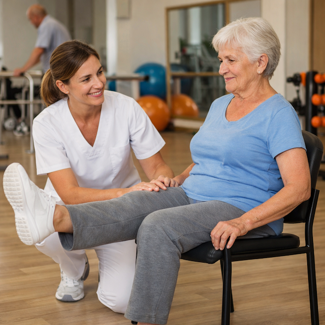 Cviky po zlomenině krčku: jak se bezpečně vrátit k pohybu