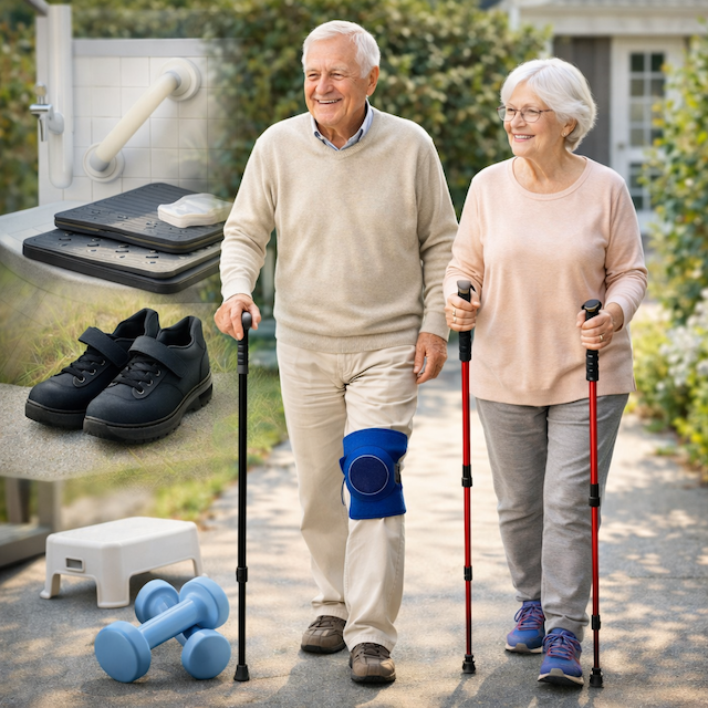 Malí pomocníci pro starší věk: pohyb bez strachu