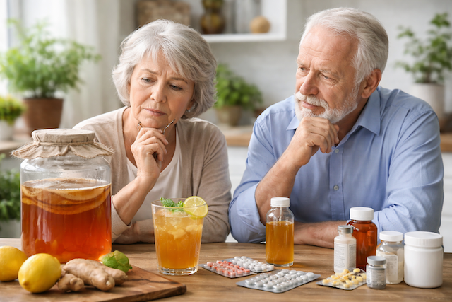 Kombucha a senioři: kdy může pomoci a kdy je lepší zvolit jinou cestu