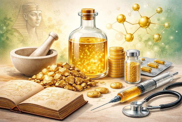Zlato v medicíně: od starověkých elixírů k moderní léčbě