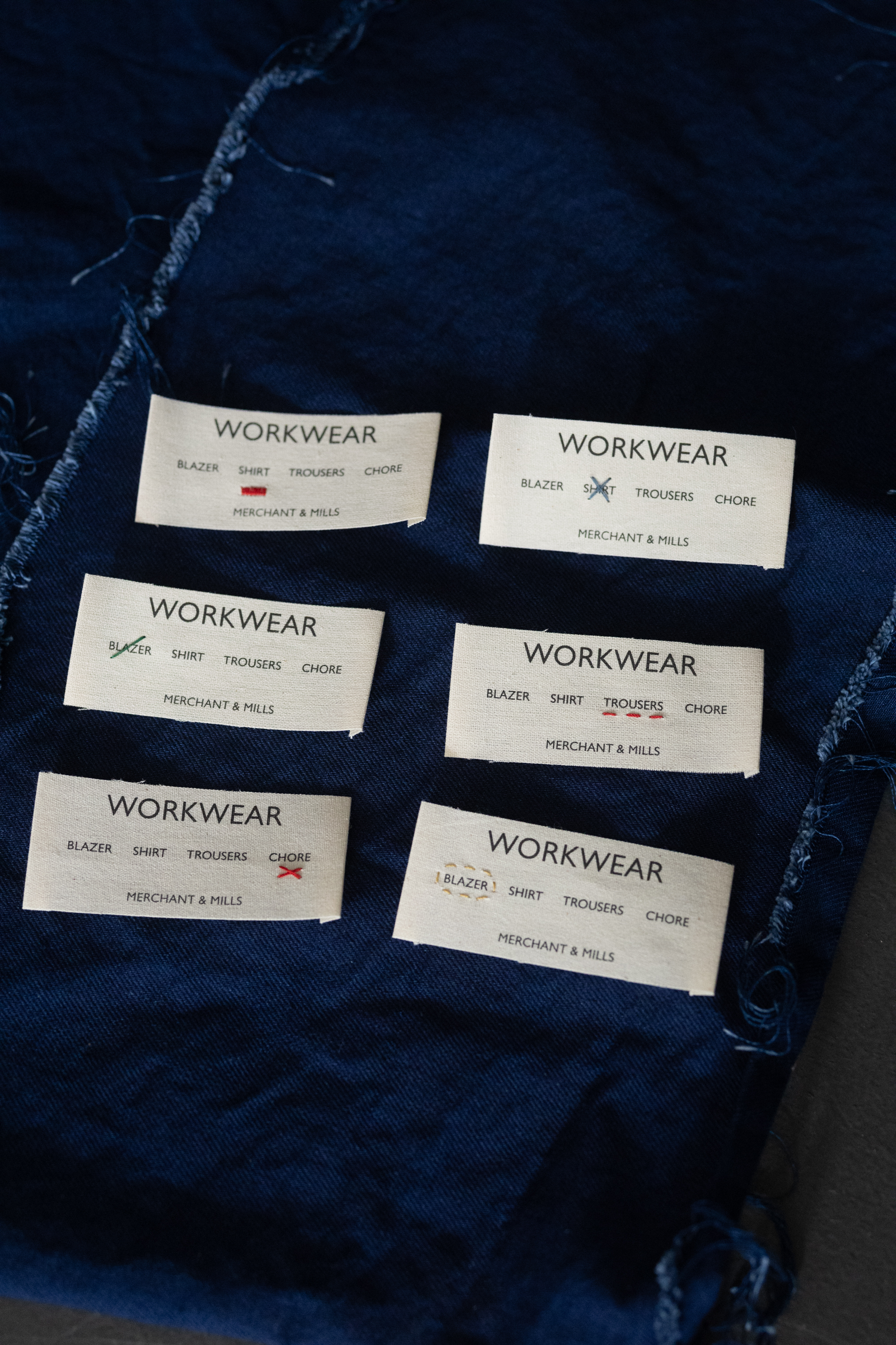 Etikety na oděvy podle The Workwearbook od Merchant and Mills | peonygarden