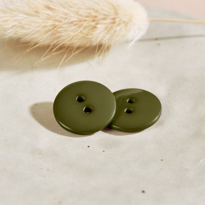 Classic Shine Buttons Ivy Green 21370