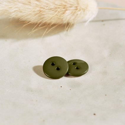 Classic Shine Buttons Ivy Green 21368