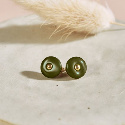 Jewel Buttons Ivy Green 21400