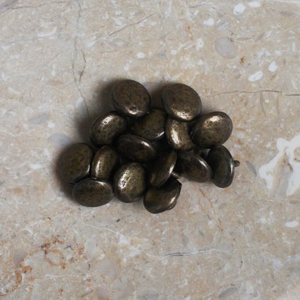 Moon Buttons Antique Brass x 50 25287