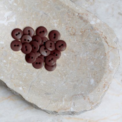 Viny Buttons Rust Crispy Brownie x 50 25593