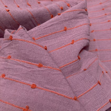 Berry marmalade loopy, ručně tkaná látka z Indie | Merchant & Mills | peonygarden