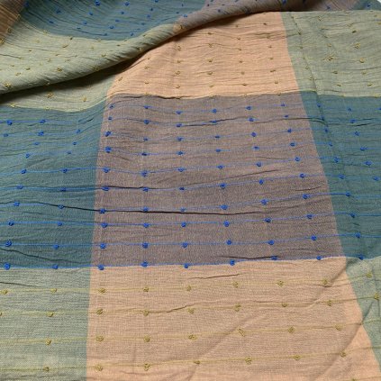 Citalia blues loopy, ručně tkaná látka z Indie | Merchant & Mills | peonygarden