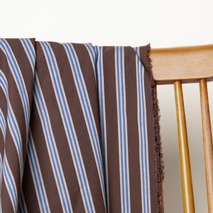 Jemné bavlněné plátno vhodné jako ideální materiál pro podšívku, odstín Oat Chocolate | peonygarden