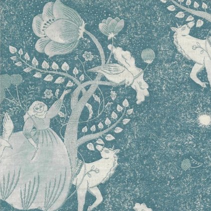 midnight dream mint (jemné plátno)