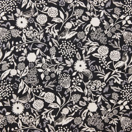 murmur black echino (jemné plátno)