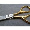 Nůžky krejčovské pozlacené 12,5cm