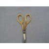 Nůžky krejčovské pozlacené 12,5cm