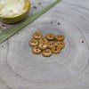 Classic Shine Buttons Ochre Tender Toffee x 50 1654