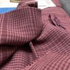 two-tone plaid maroon (tencel)