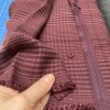 two-tone plaid maroon (tencel)