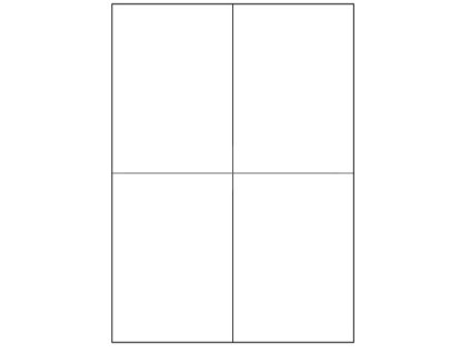 Etiket A4 4