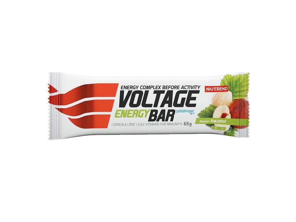 tyčinka Nutrend Voltage lískový ořech 65g
