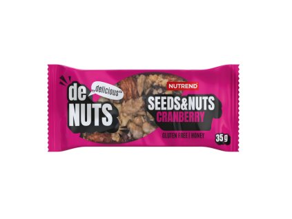 tyčinka Nutrend DeNuts Seeds&Nuts brusinka 35g