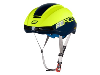 přilba FORCE ORCA MIPS,fluo-modrá (velikost S-M)