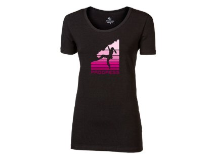 triko krátké dámské Progress SASA BOULDER černé (Varianta L)