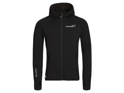 mikina pánská Progress TOREZ HOODY MERINO černá (Varianta L)